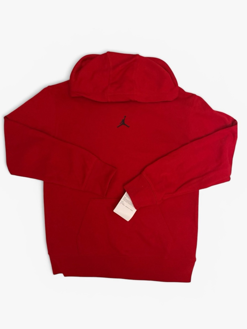Jordan Red Crewneck Hoodie with Jumpman Logo